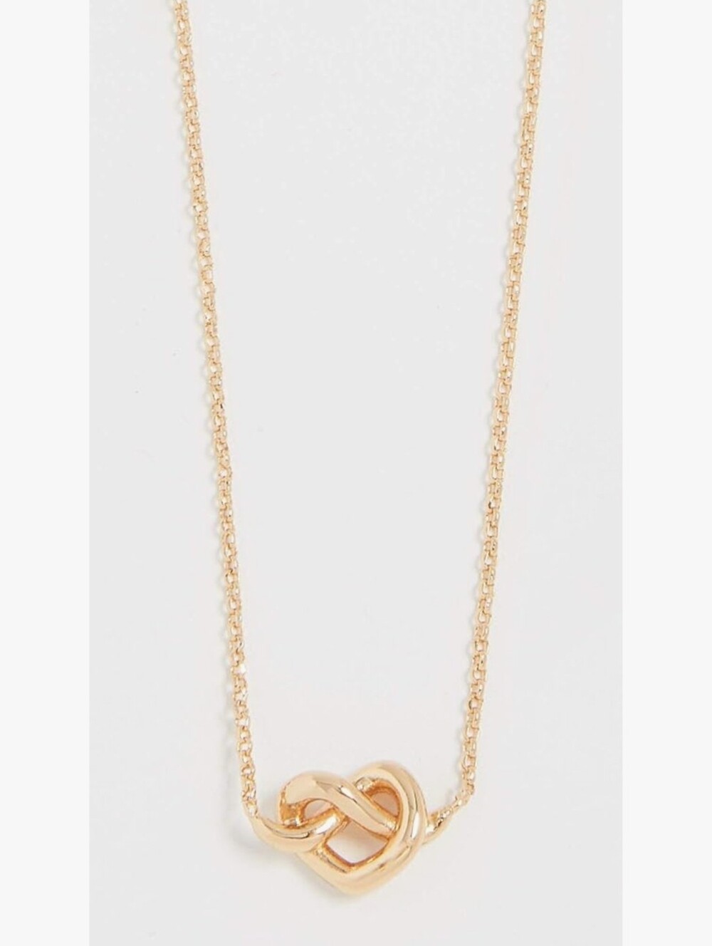 Kate Spade New York Loves Me Knot Mini Pendant Necklace NWT In Box